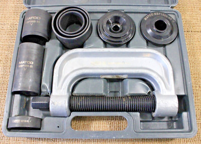 Matco Ball Joint Press Service Kit BPS400 Auto Mechanic Tools Case Cups Adapters