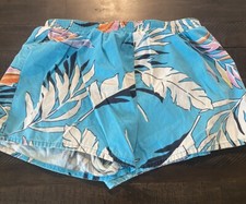 Vintage California Shorts Made In USA Line Bathing Suit Boys Youth XL 2in Inseam
