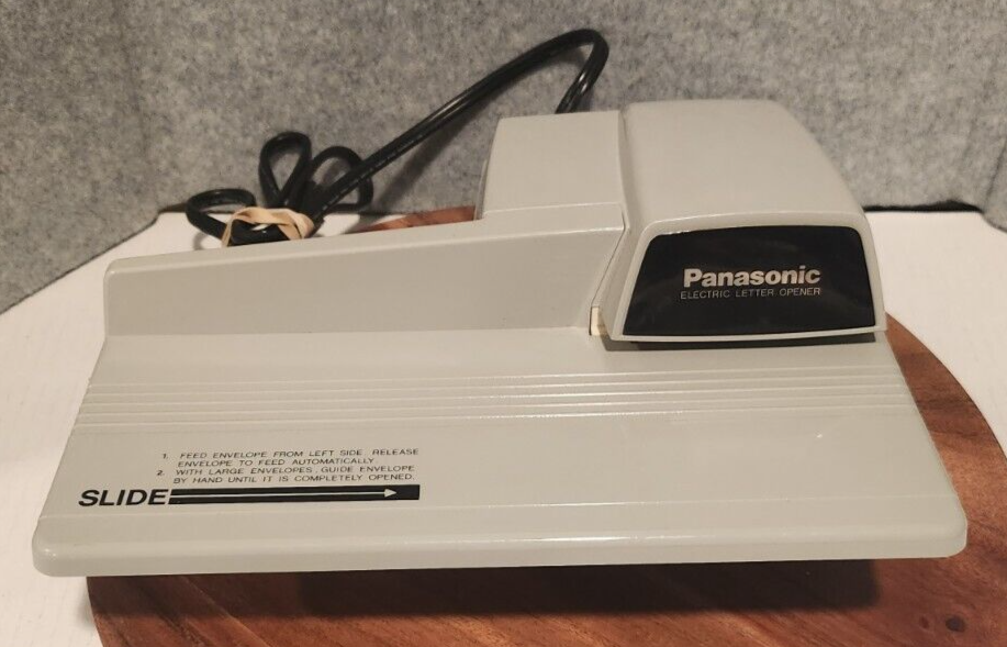 Panasonic BH752 Electric Envelope Letter Opener Made in Japan Tested