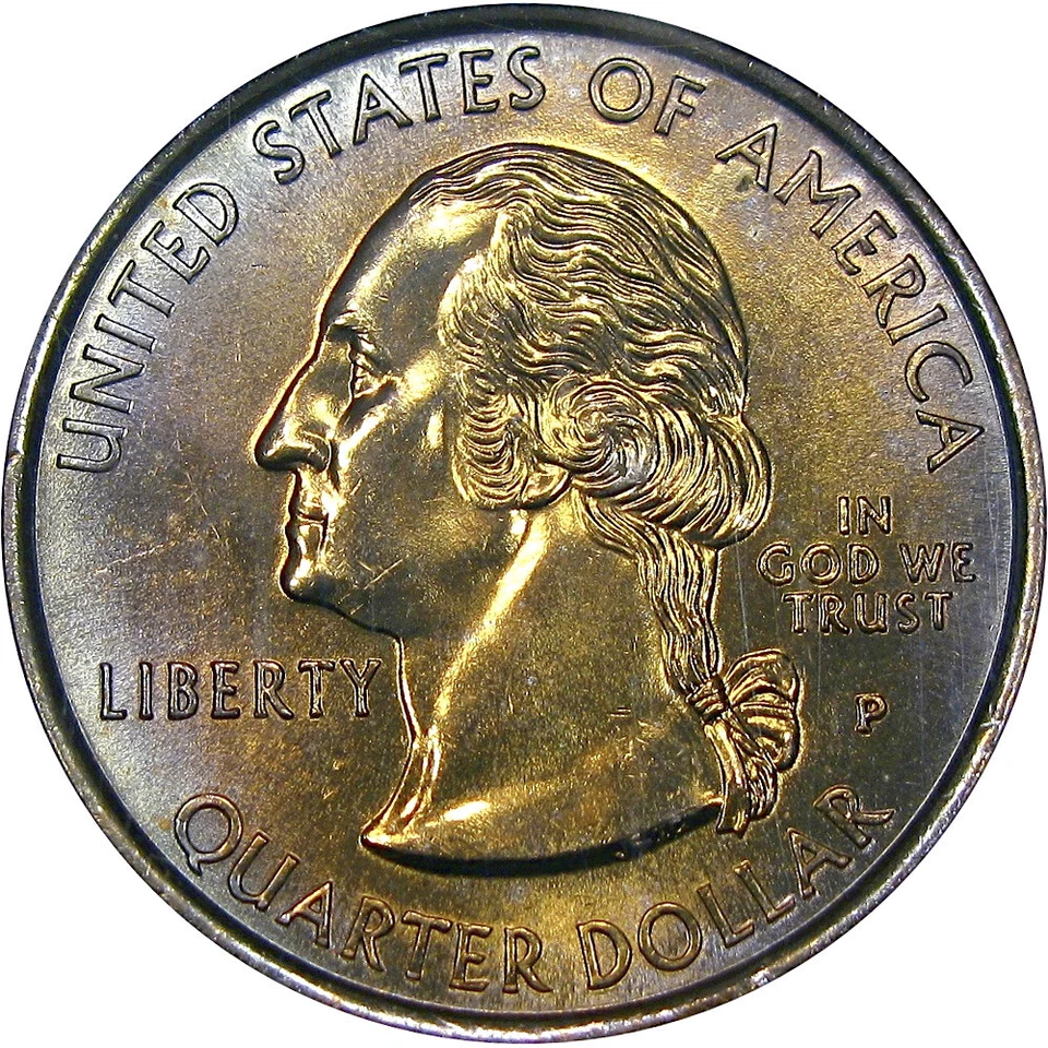 1999-P 25C NGC MS66PL PROOFLIKE CONNECTICUT ~ RARE POP 4/4 COLORFUL! - Image 3 of 4