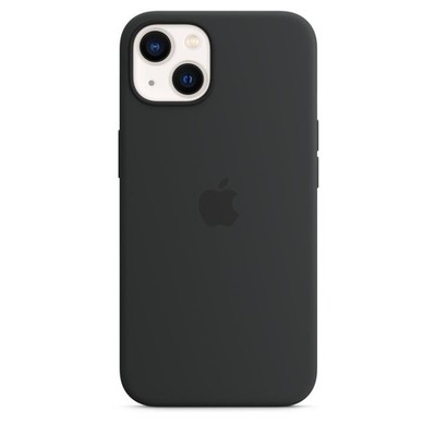 Original Apple iPhone 13 Silikon MagSafe Case / Cover - Mitternacht (Schwarz)