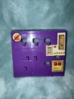 Vintage 1990 TMNT Technodrome Weapon Rack Original Part Weapons Purple