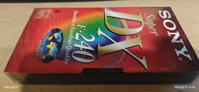 Sony VHS 240 DX Videokassette Leerkassette Durable & Excellent Quality