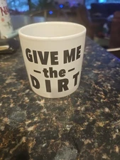 Give Me The Dirt Flower Pot Hairdresser Gardener Indoor Outdoor