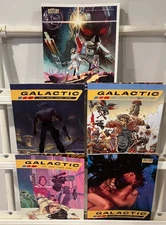 SET OF 5 GALACTIC #1 ROSE 1:25/ 1:10/ A/ B/PINNA HOMAGE VARIANTS DSTLRY 2025 NM+