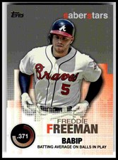 2014 Topps #SST-15 Freddie Freeman Saber Stars