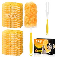 360  Duster Refills Kit for Swiffer Duster, 25 Pack  1 Handle, Multi-Surface...
