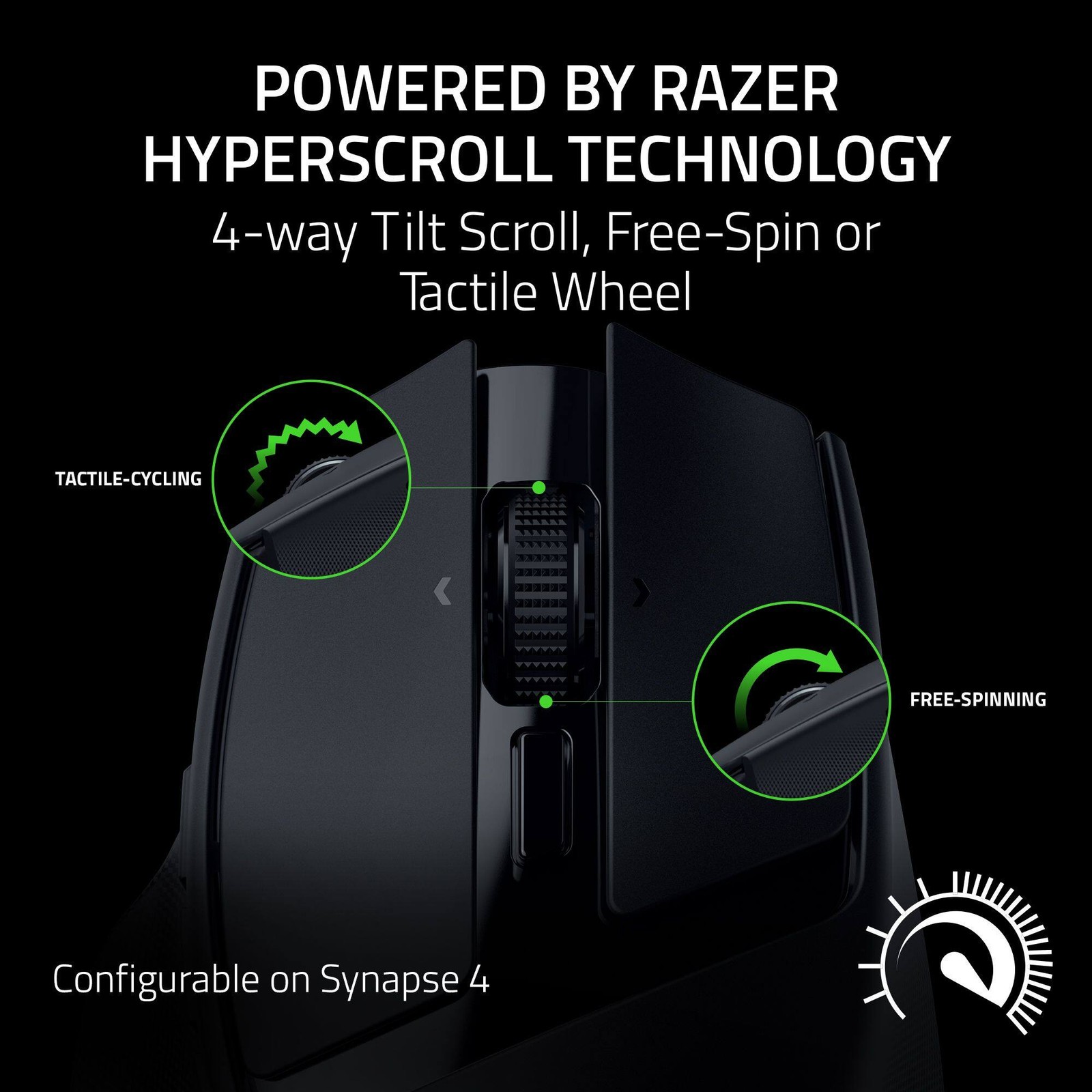 Razer - Mouse gaming óptico inalámbrico Basilisk Mobile - Negro, imagen 3