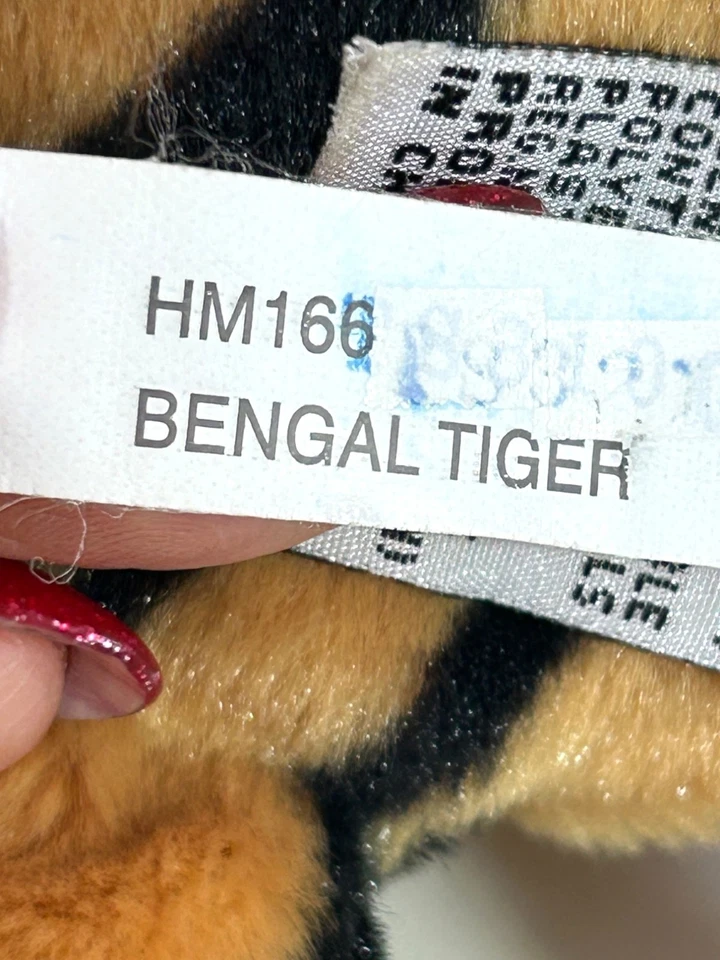 Ganz Bengal Tiger HM166 Webkinz Endangered Plush Stuffed Animal 9” 2008 No code - Image 4 of 4