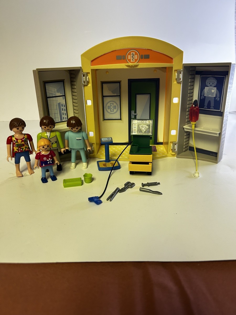 Playmobil Take Along Hospital Playmobil Hospital Plat Box 9110