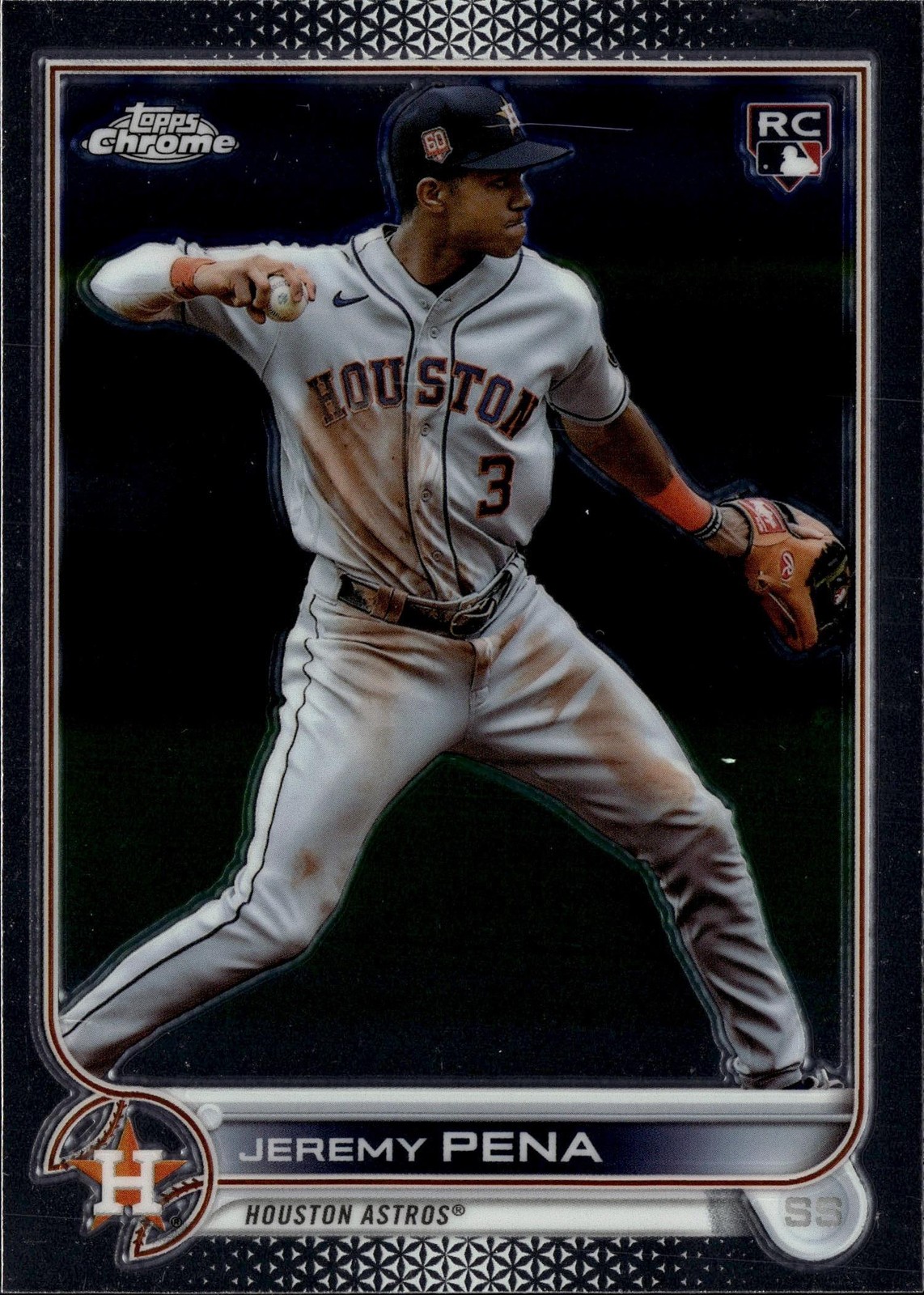 2022 Topps Chrome Update Jeremy Pena Rookie Card #USC136