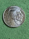 1 Oz .999 Fine Silver Buffalo Round Double stamped Error