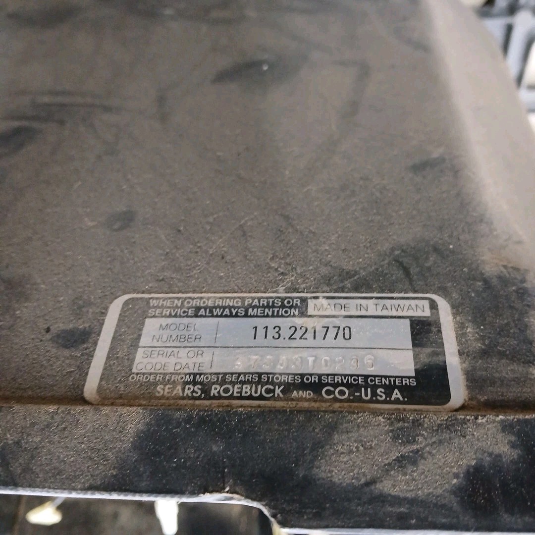 Craftsman Direct Drive 10” Table Saw 113 Series Throat Plate