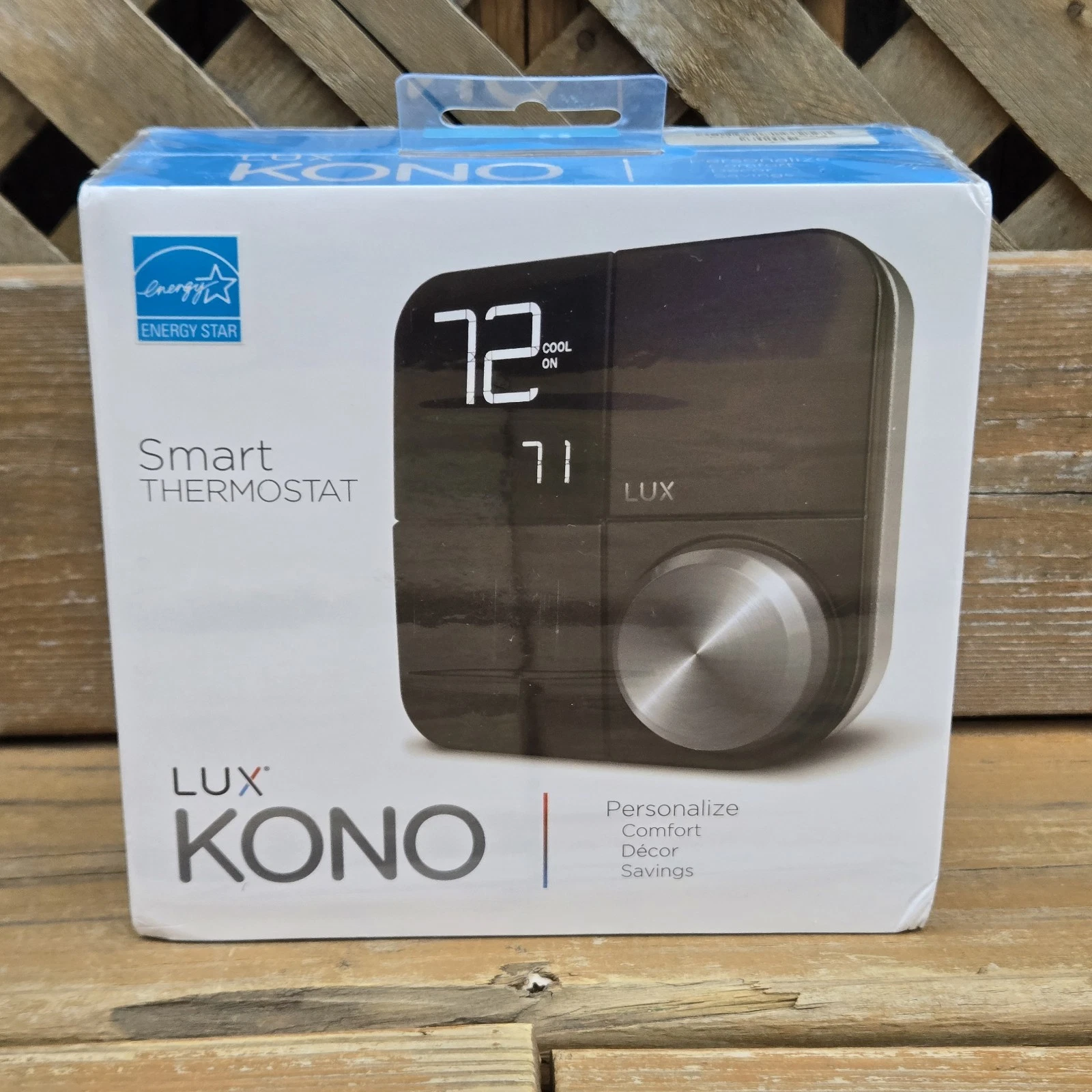 Lux Kono Smart Thermostat Works With Alexa, Google, Apple NEW FACTORY SEALED