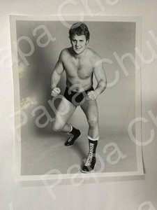 Mr. Perfect / Curt Hennig WWF 8x10 B&W Pro Professional Wrestler / NWA Champ
