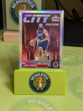 2023-24 Panini Hoops James Harden Premium Stock City Edition #20 Silver Prizm