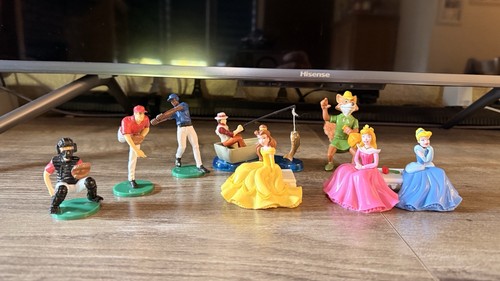 Disney DecoPac Figures Princesses Belle Aurora Cinderella Robin Hood And Others