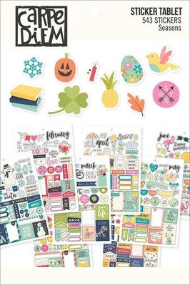 Carpe Diem 7974 Planner Essentials Seasons Sticker Tablet Pack of 1