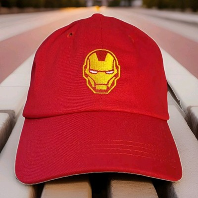 Marvel Avengers Ironman Baseball Cap Hat Adjustable Strap NWT Red