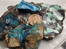 727 Ct Gem Silica Chrysocolla Turquoise Variscite Shattukite Azurite Mix Rough