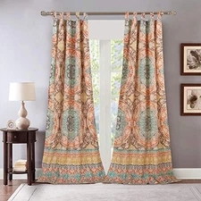  Collection Window Treatment, Curtains, Tiers, 42"W x 84"L (Pack of 2) Olympia