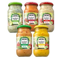 (16,66 EUR/kg) Heinz Sandwich Spread 5 Sorten Brotaufstrich 1.500g