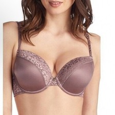 Le Mystere Safari Plunge T Shirt Bra Pink Mink Underwire Style 9978 Size 34DDD