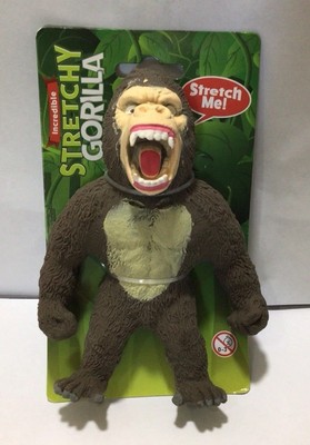 STRETCHY GORILLA SPIELZEUG TIER SPASS KINDER KINDER STRETCH FIGUR WILDLIFE ARMSTRONG