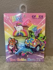 Lisa Frank Crocs Jibbitz Shoe Charms 5-Pack Limited Edition Brand New