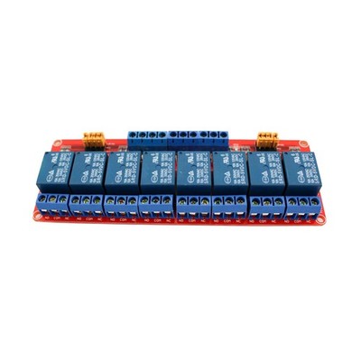 8 Kanal Relais Modul 5V High / Low Level Trigger einstellbar