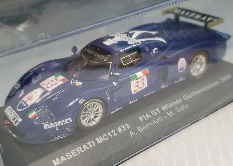 MASERATI Trofeo MC12 #33 FIA GT GANADOR OSCHERSLEBEN 2004 IXO Modelos GTM023 1:43 Foto 2 de 4