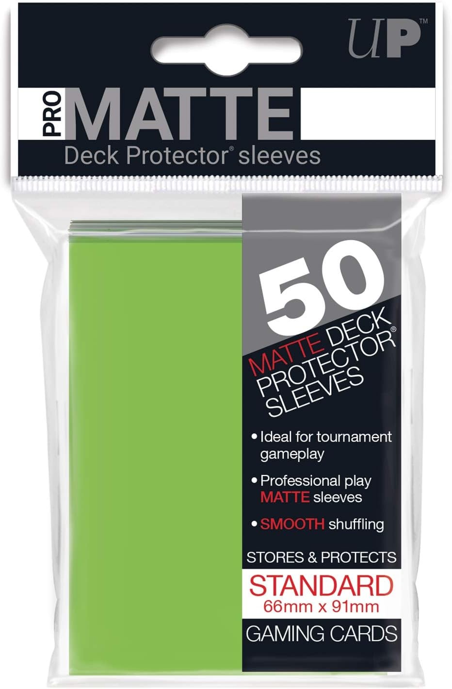 Ultra Pro Standard Pro-Gloss Sleeve (50 Pack) - Lime Green