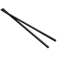 Cell-O-Core GU824/300L Black 7-3/4" Giant Straws - 7500 / CS