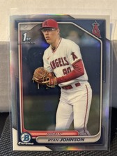 2024 Bowman Chrome Draft Ryan Johnson 1st Rookie Refractor #BDC-41 Angels 