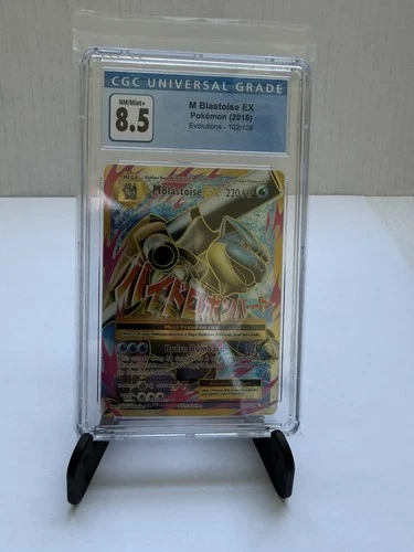M Blastoise EX (Full Art) - XY - Evolutions (EVO 102/108) - CGC 8.5 NM/Mint+