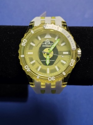  Unisex-Invicta Subaqua Men's Watch - 44mm- Greenish Yellow & White  
