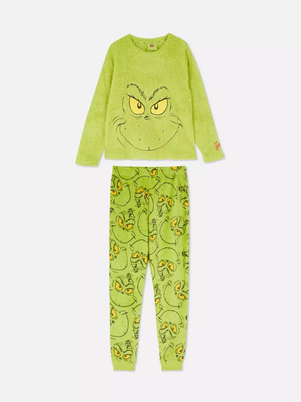 Christmas Fleece Pyjamas Men's Grinch snuggly and warm eBay
