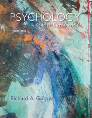Psychology: A Concise Introduction - Paperback By Griggs, Richard A. - VERY GOOD
