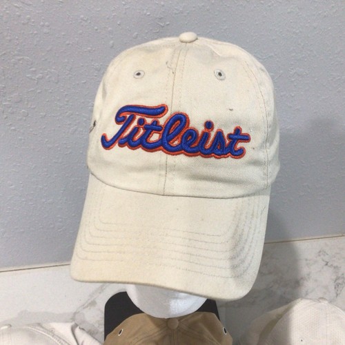 Lot Of 5 Titleist Adjustable Golf/Baseball Hats - Need Some Cleaning - See Pics - Picture 2 of 11