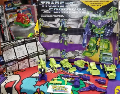 Transformers Vintage 1985 G1 Constructicon Devastator Complete With Box!