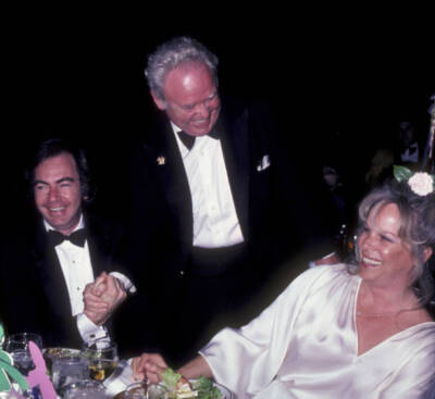 Neil Diamond, wife Marcia Murphy & Carroll O'Connor at Neigh - 1981 Old Photo 2