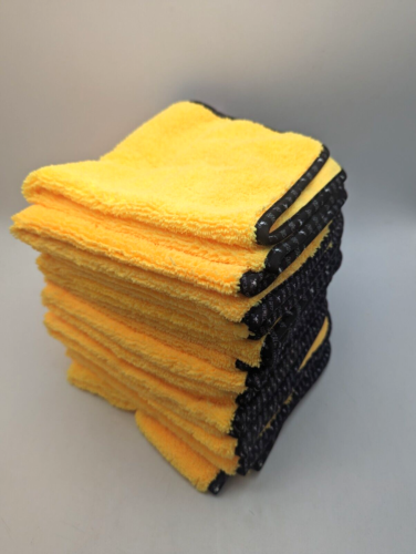 Chemical Guys - Premium Microfiber Towels, Gold (16"x16") (Pack of 12) - 第 1/1 張圖片
