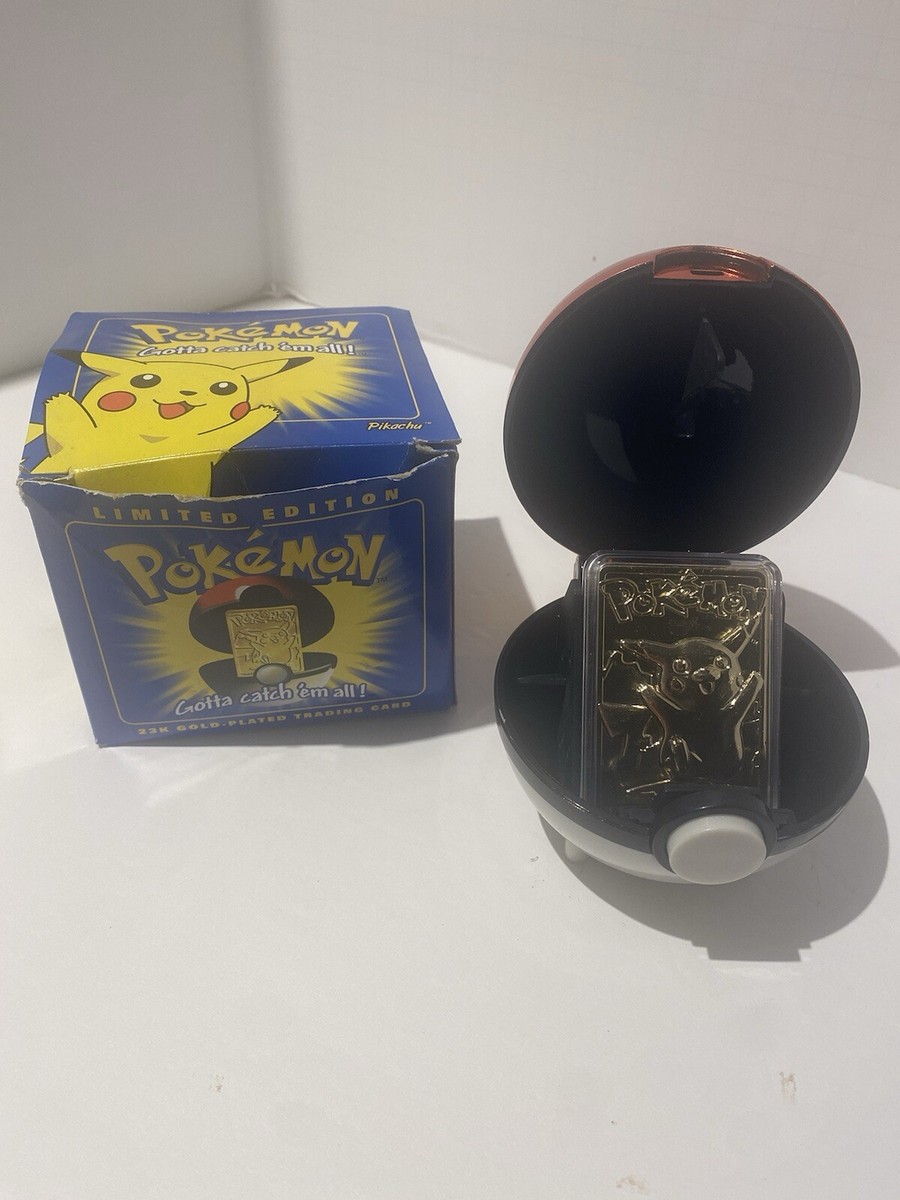 激レア！！ポケモン　バーガーキングノベルティ　23k金メッキゴールドプレート① 激レア！！ポケモン バーガーキングノベルティ 23k金メッキ
