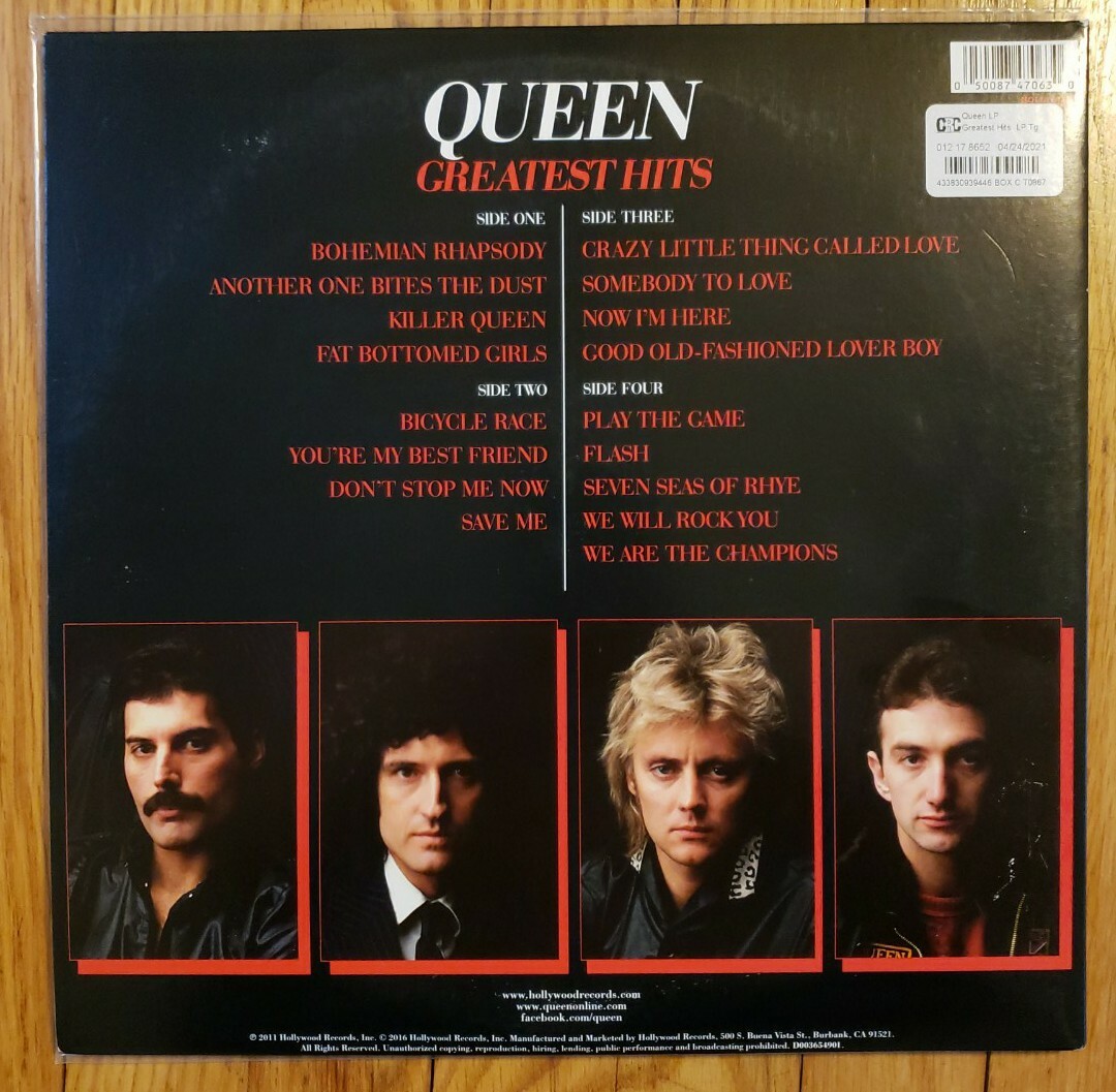 Queen - Greatest Hits 2 LP Vinyl Ltd Edition Ruby Red Vinyl Target