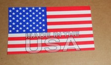 Made in the USA Flag Sticker Original Promo (rectangle) 5x3