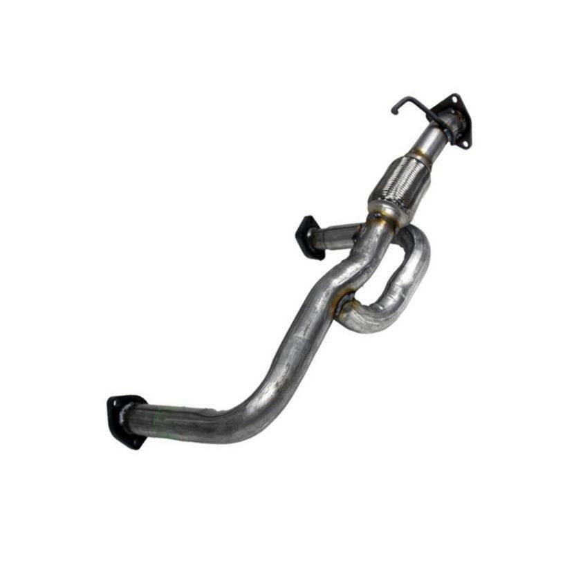 Stainless Steel Exhaust Resonator Pipe Compatible for Honda Civic 2001-2005 1.7L