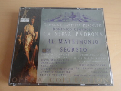 Cimarosa-Pergolesi-La Serva Padrona-Bruscantini, Tuccari, Simonitto-3er CD Box 