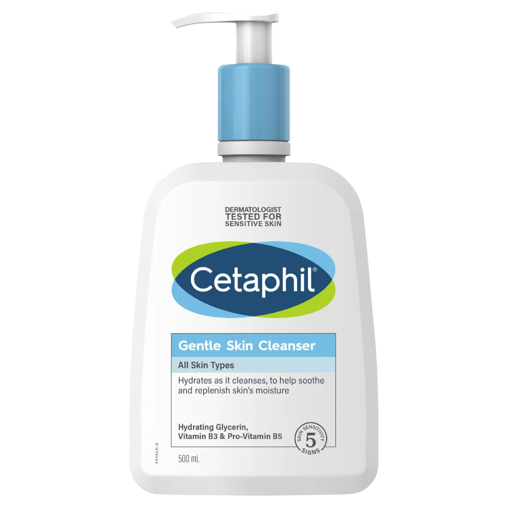 Cetaphil Gentle Skin Cleanser 500mL Pump Sensitive Skin Fragrance Free