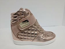 guess women's decia wedge sneakers
