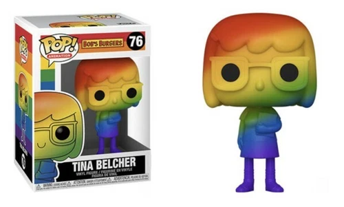 Funko Pop! Animation Bob's Burger Tina Belcher Pride Rainbow Collectible #76 